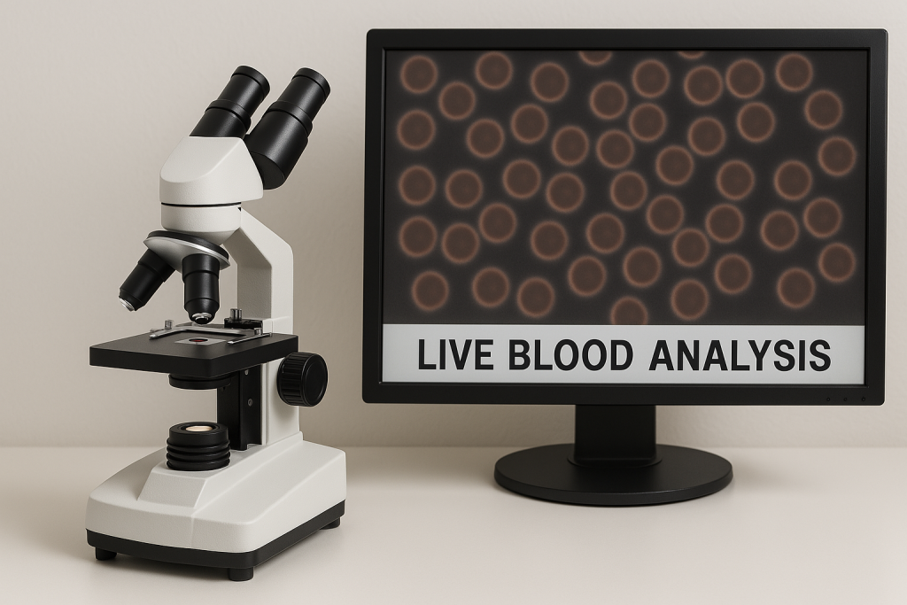 เครื่องตรวจ live blood analysis เครื่องตรวจ live blood analysis