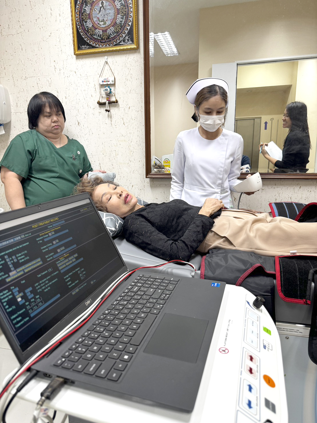 อุปกรณ์เครื่องตรวจคลื่นไฟฟ้าหัวใจ Eecp Therapy